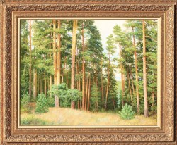 Анвярь Батаршин, «Сосновый бор на Вишнёвской горе», пейзаж