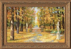 Анвярь Батаршин, «Осенний парк», пейзаж